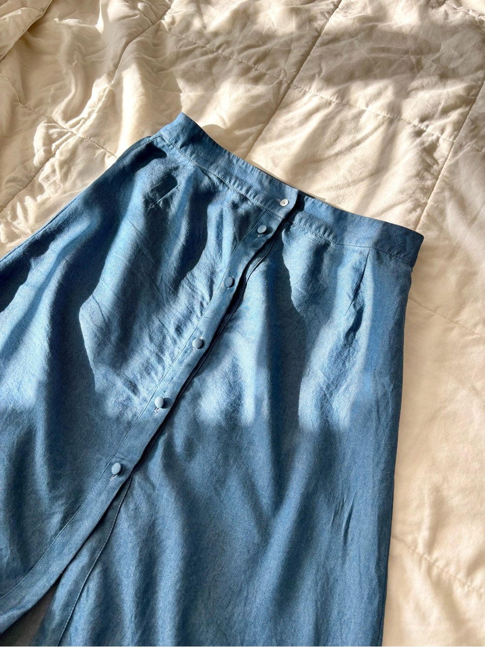 Soi Paris button front skirt